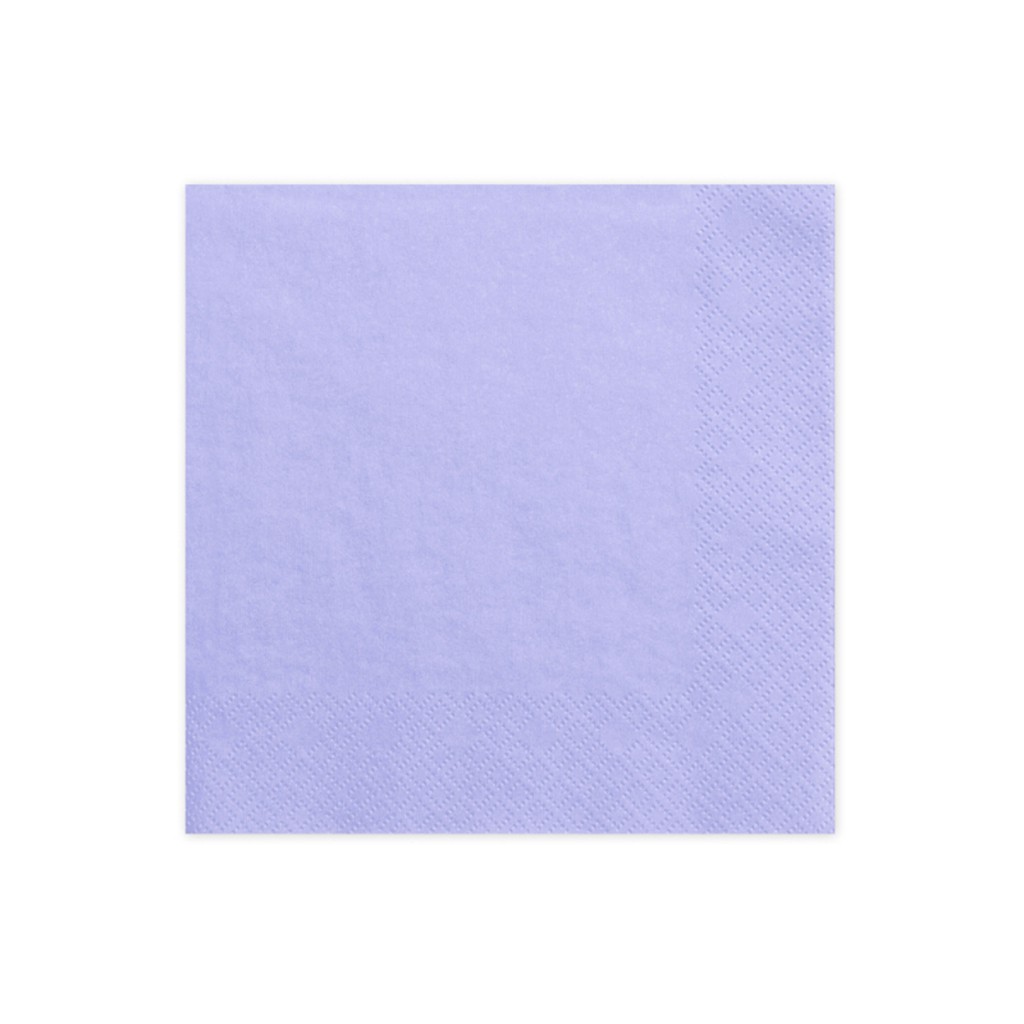 Lavendel servietter - 20 stk.