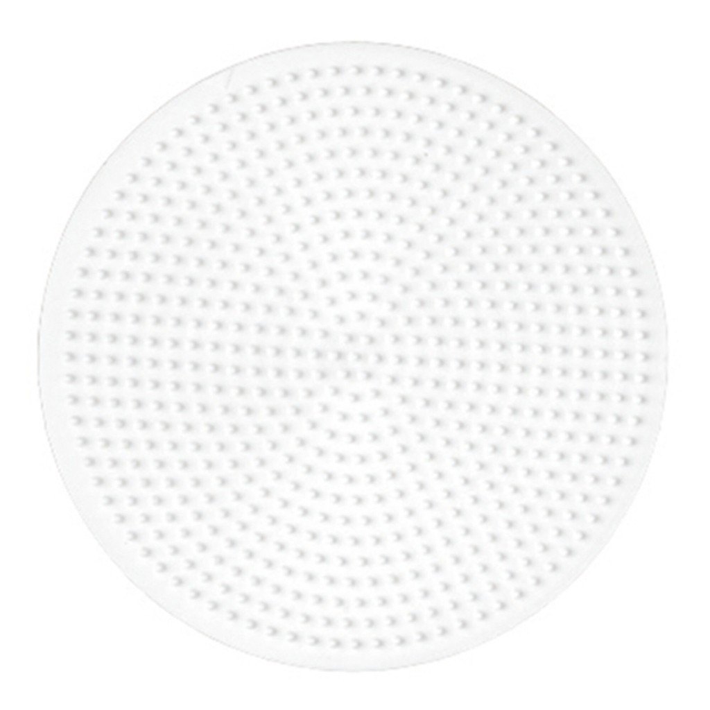 Rund perleplade fra Hama - 15 cm.