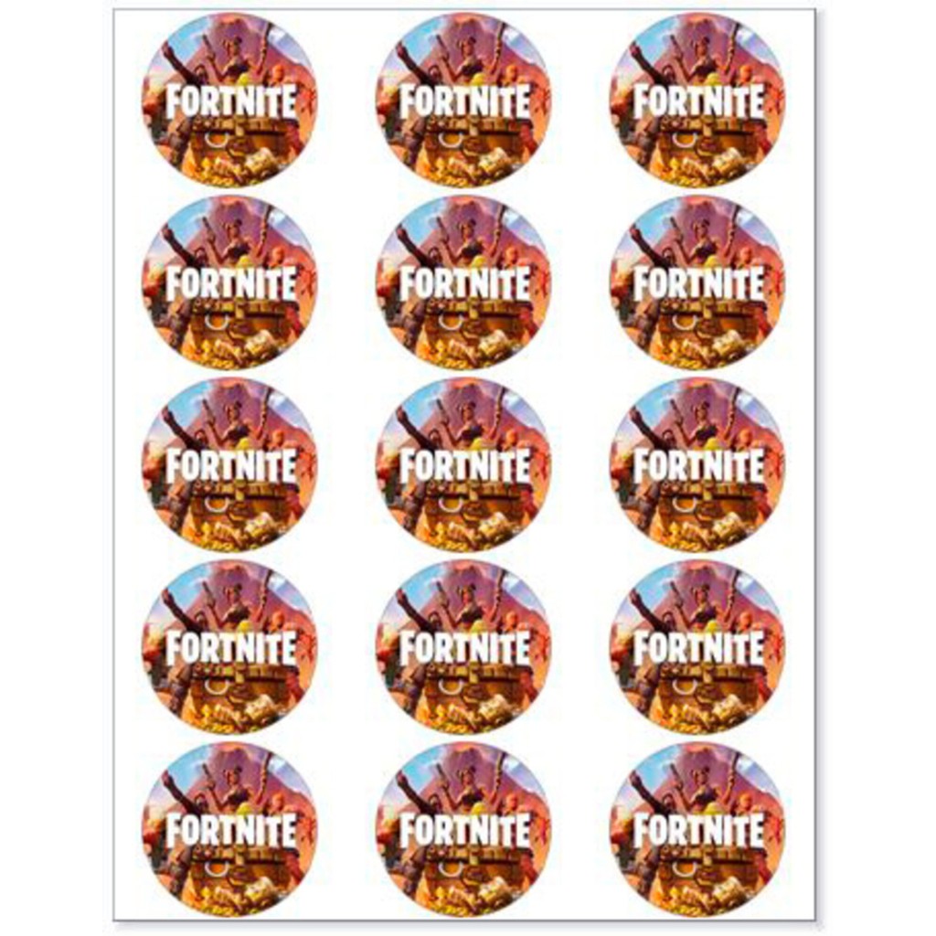 Fortnite muffinskageprint / sukkerprint