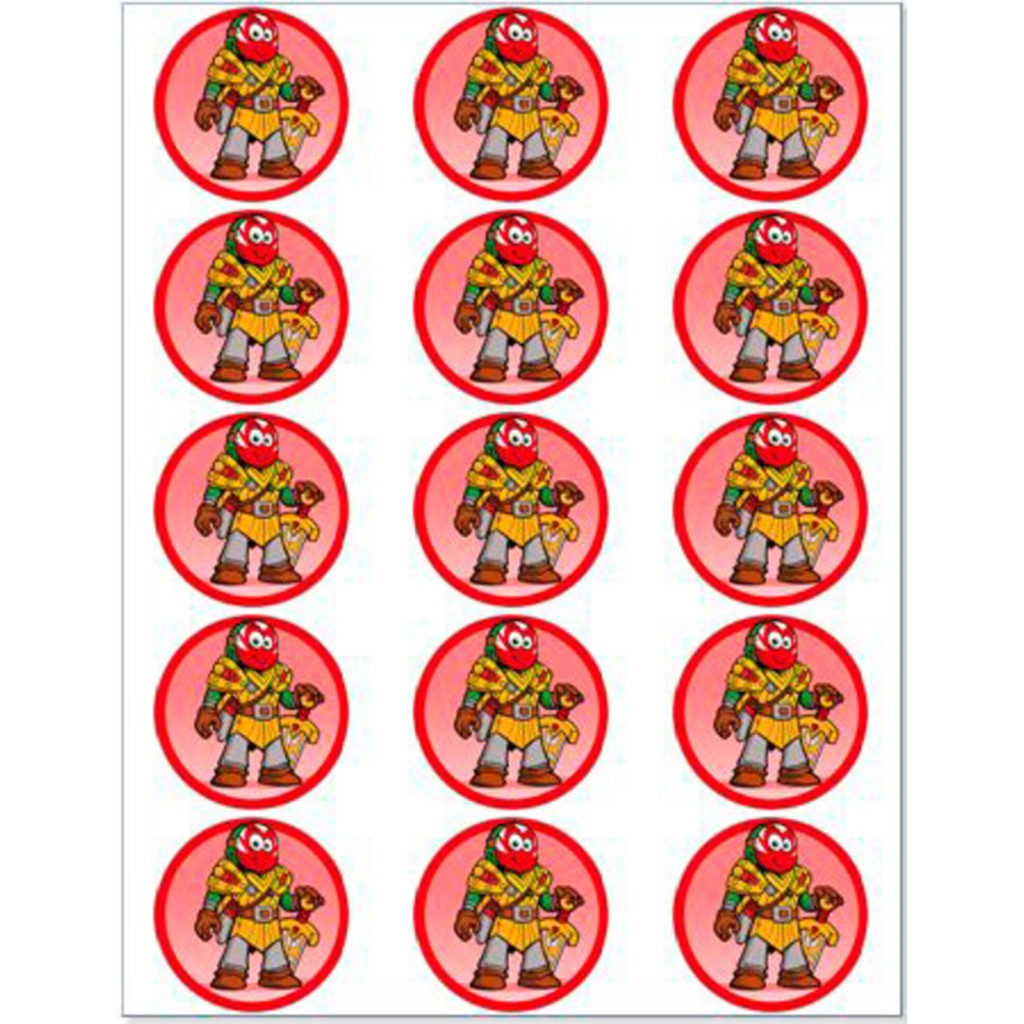 Nomerne muffinskageprint / sukkerprint