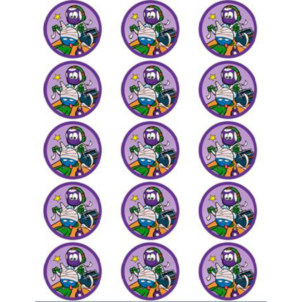 Nomerne muffinskageprint / sukkerprint