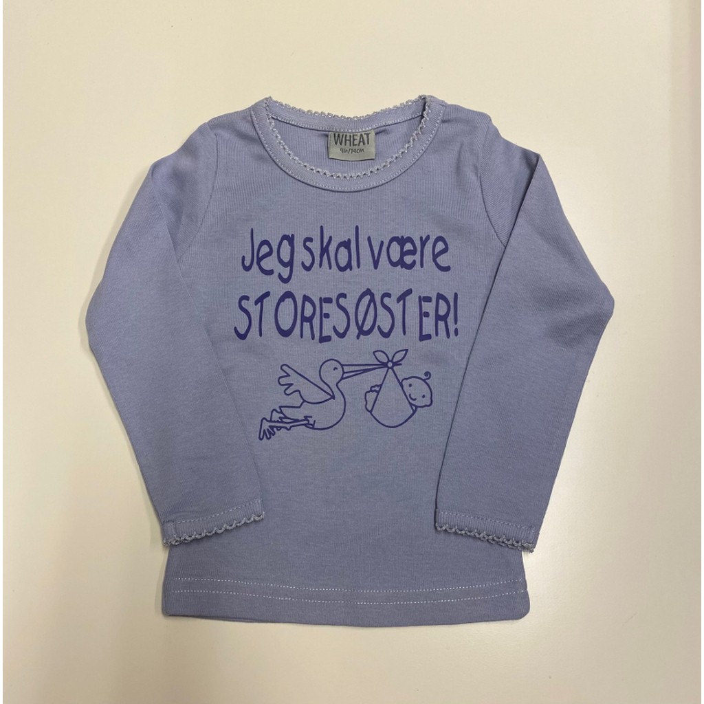 Storesøster t-shirt str: 9 mdr