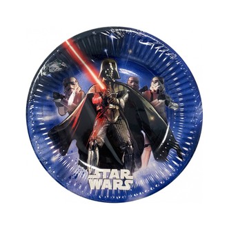 Star Wars paptallerkner - 8 stk.