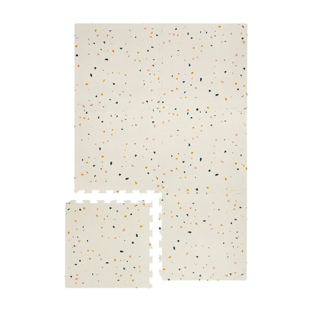 3 Sprouts skumgulv 180 x 120 cm - Terrazzo Cream