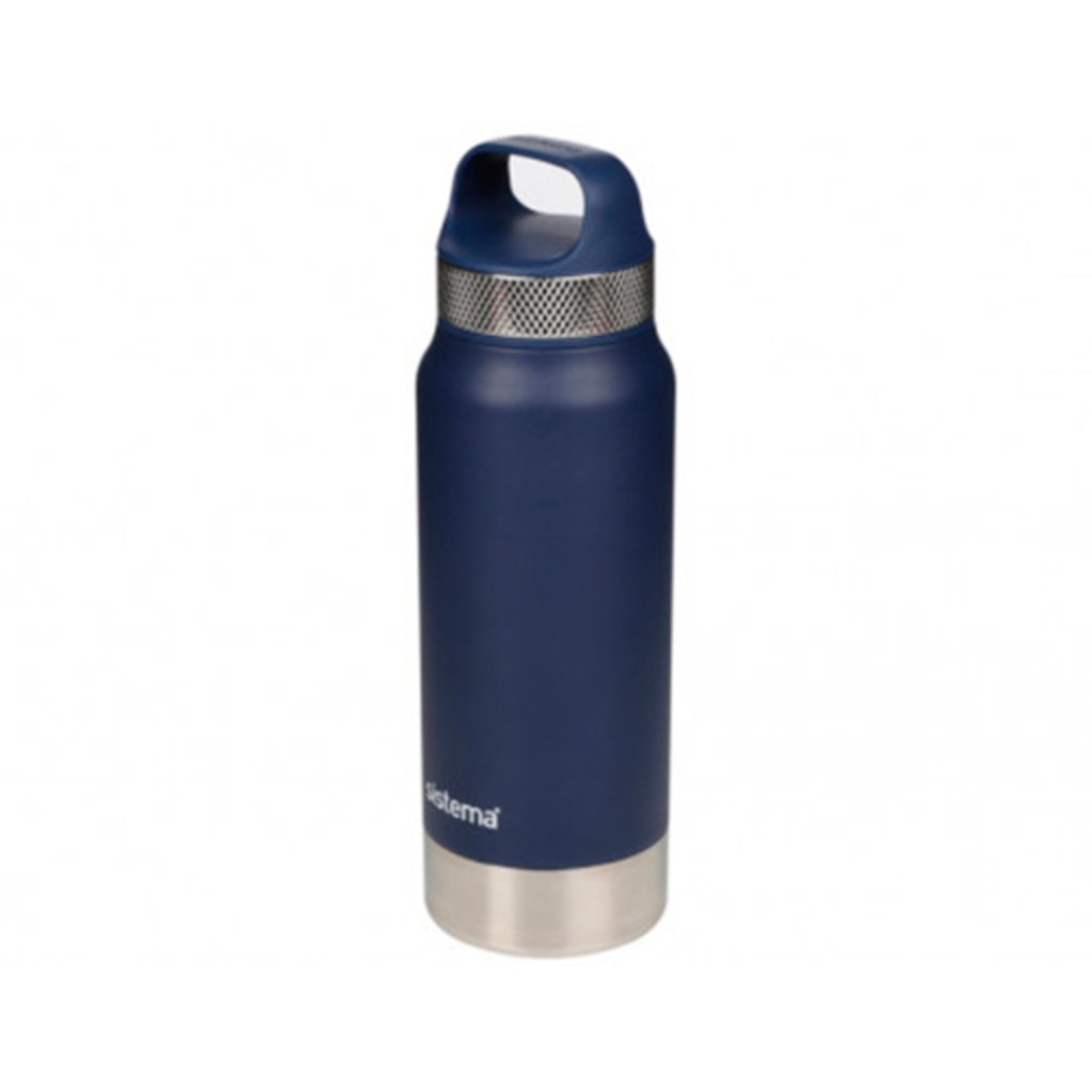 Termoflaske med hank fra Sistema 650 ml.