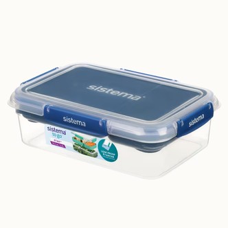 Sistema madkasse Rectangle Stax To Go - Ocean Blue