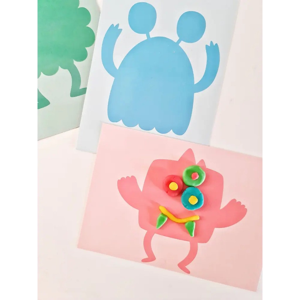 Kreativ leg: monstre - Print selv