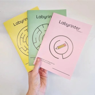 Labyrinter: Niveau 1 - Nemme labyrinter - Printet hæfte