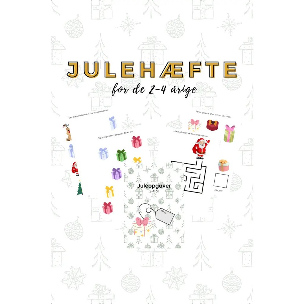 Julehæfte 2-4 år - Print selv