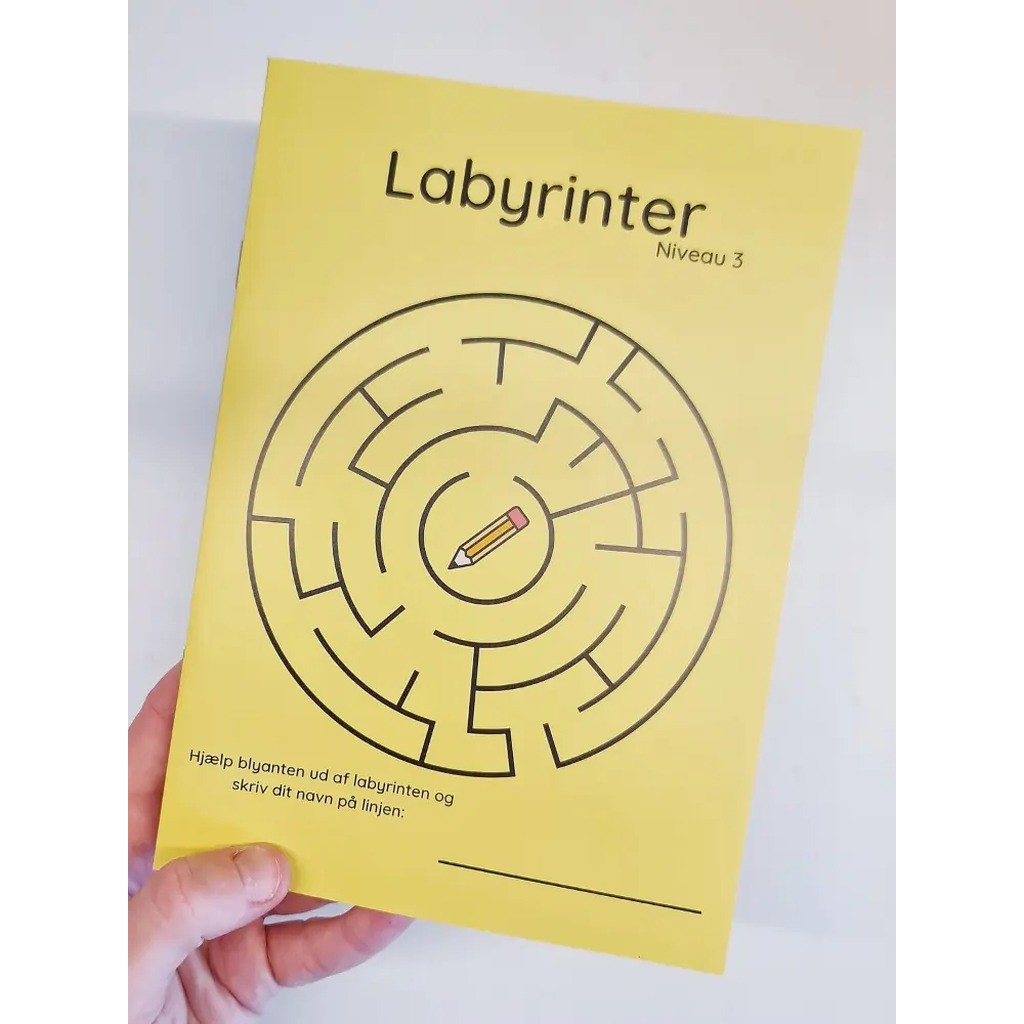Labyrinter: Niveau 3 - printet hæfte