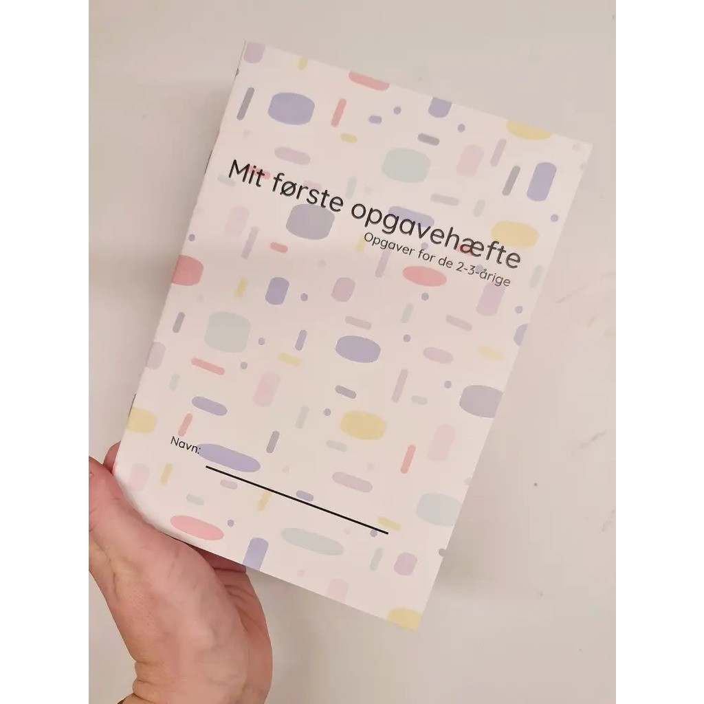Mit første opgavehæfte - opgaver til 2-3-årige - Printet hæfte