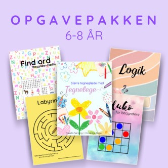Opgavepakke: 6-8 år - print selv