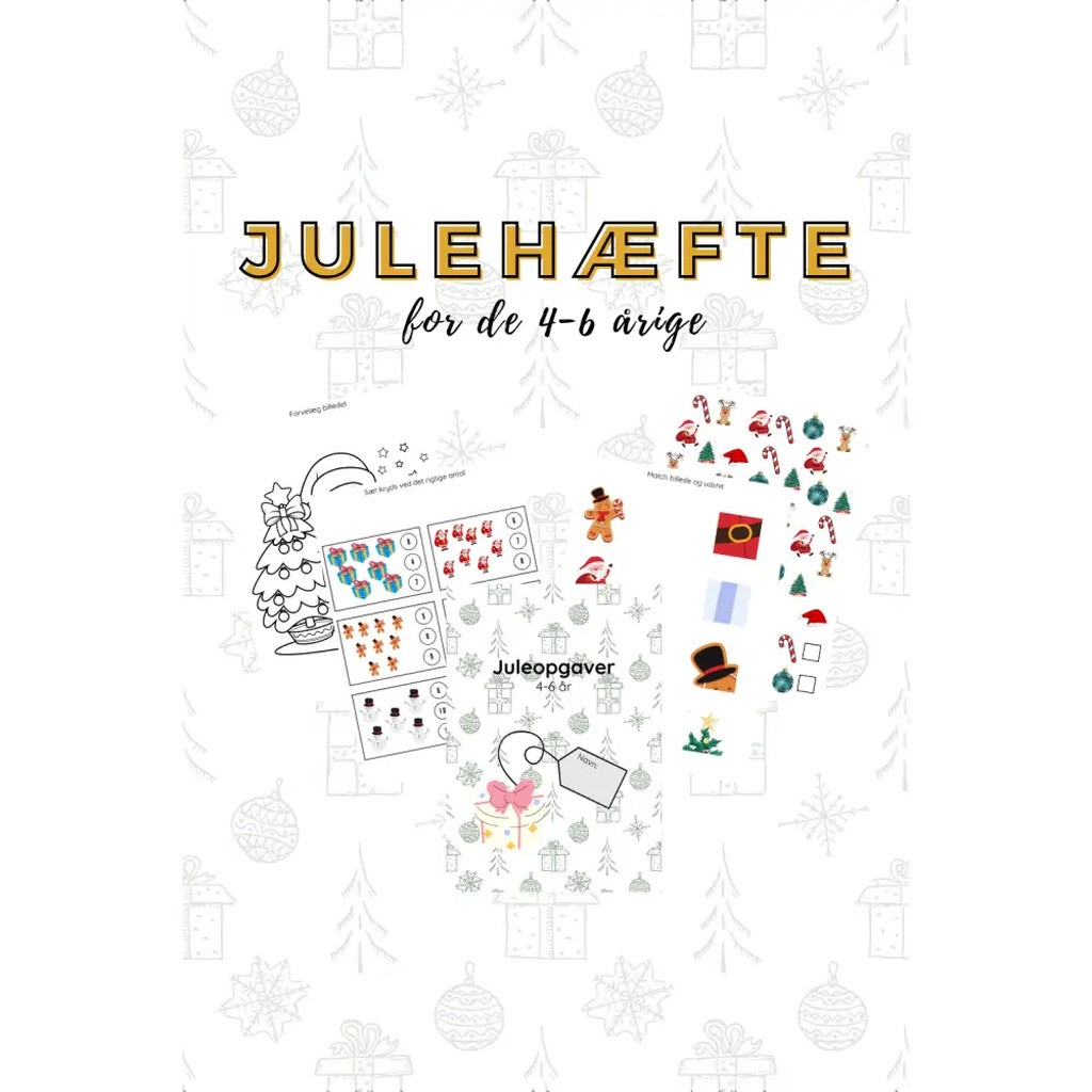 Julehæfte 4-6 år - Print selv