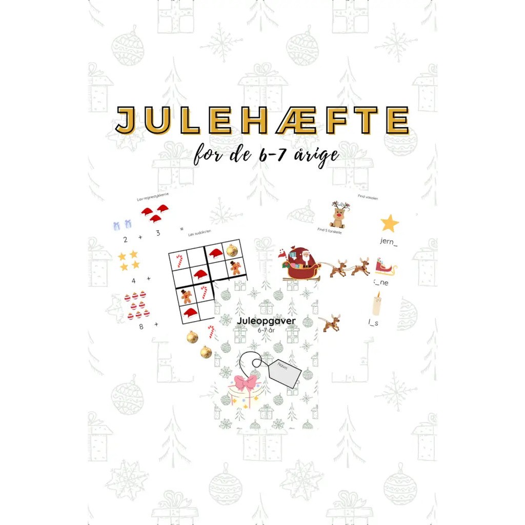 Julehæfte 6-7 år - Print selv