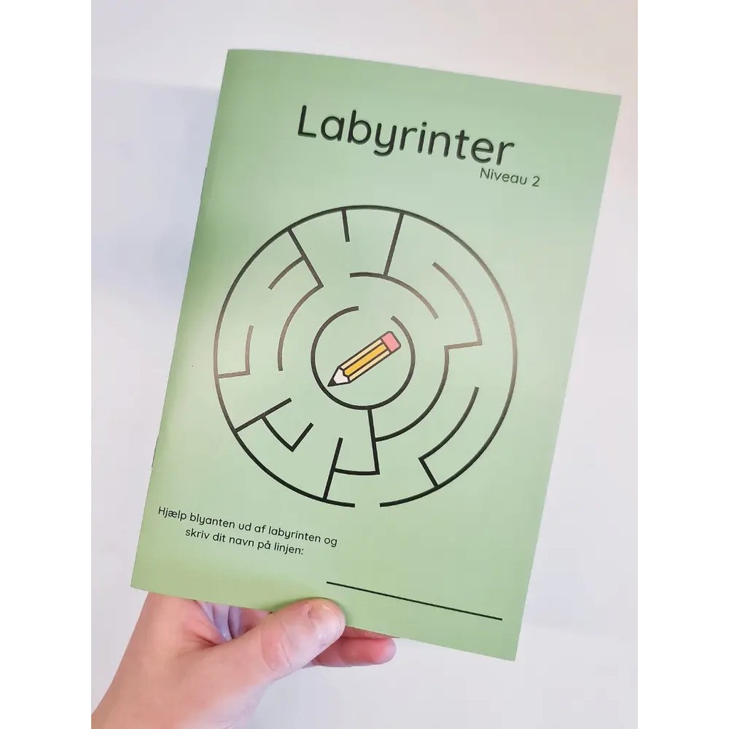 Labyrinter: niveau 2 - printet hæfte