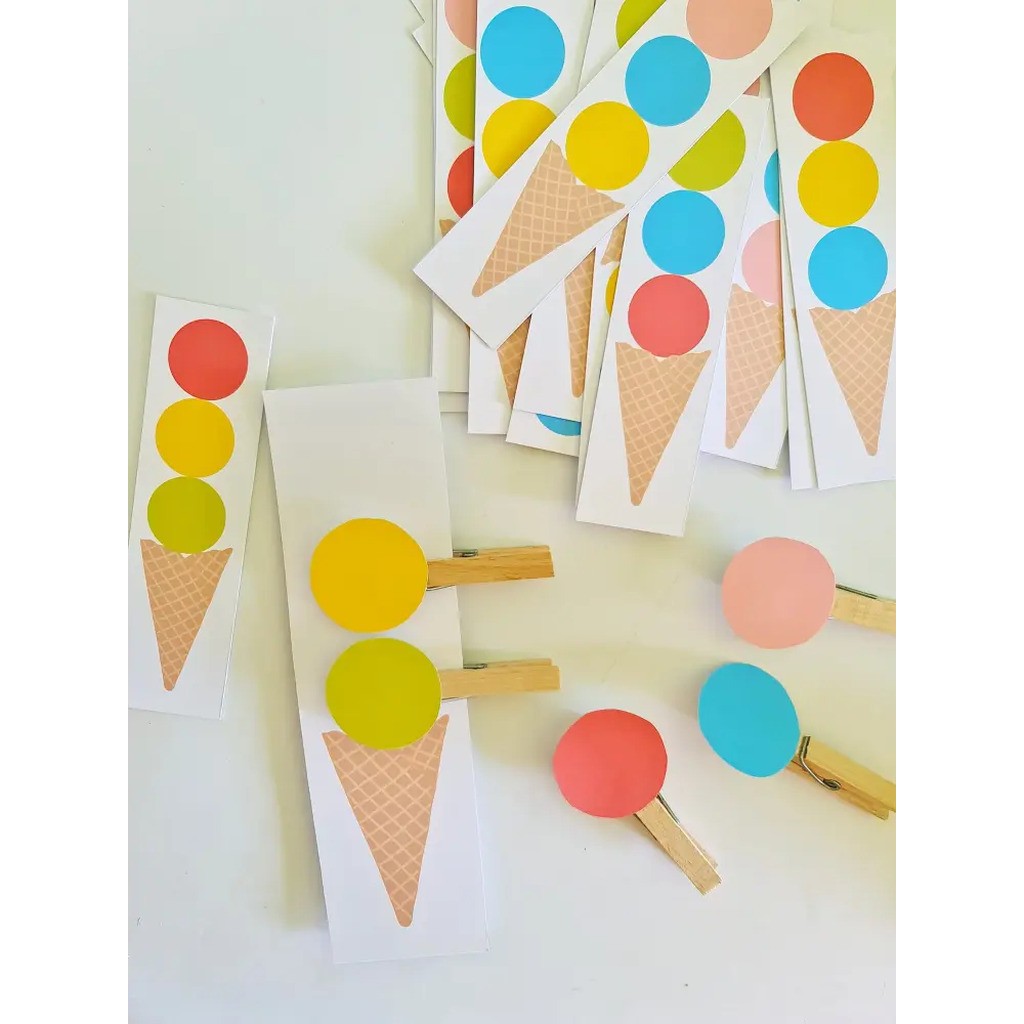 Farveleg: match is - print selv