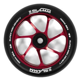 Slamm 110MM Team Hjul Sort/Rød 1 stk.