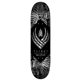 Powell Peralta Skeleton Silver Foil Flight Deck 8.25 X 31.95