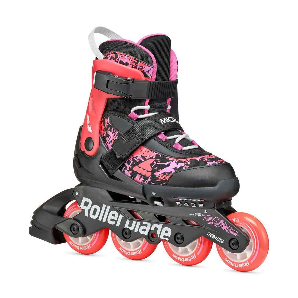 Rollerblade MICROBLADE SL 33-36,5 BLACK/CORAL