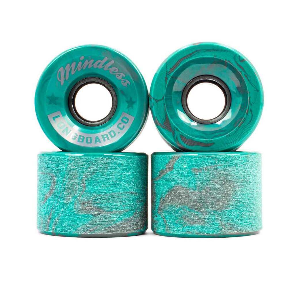 Mindless Cruiser Hjul Swirl Teal 4-Pack