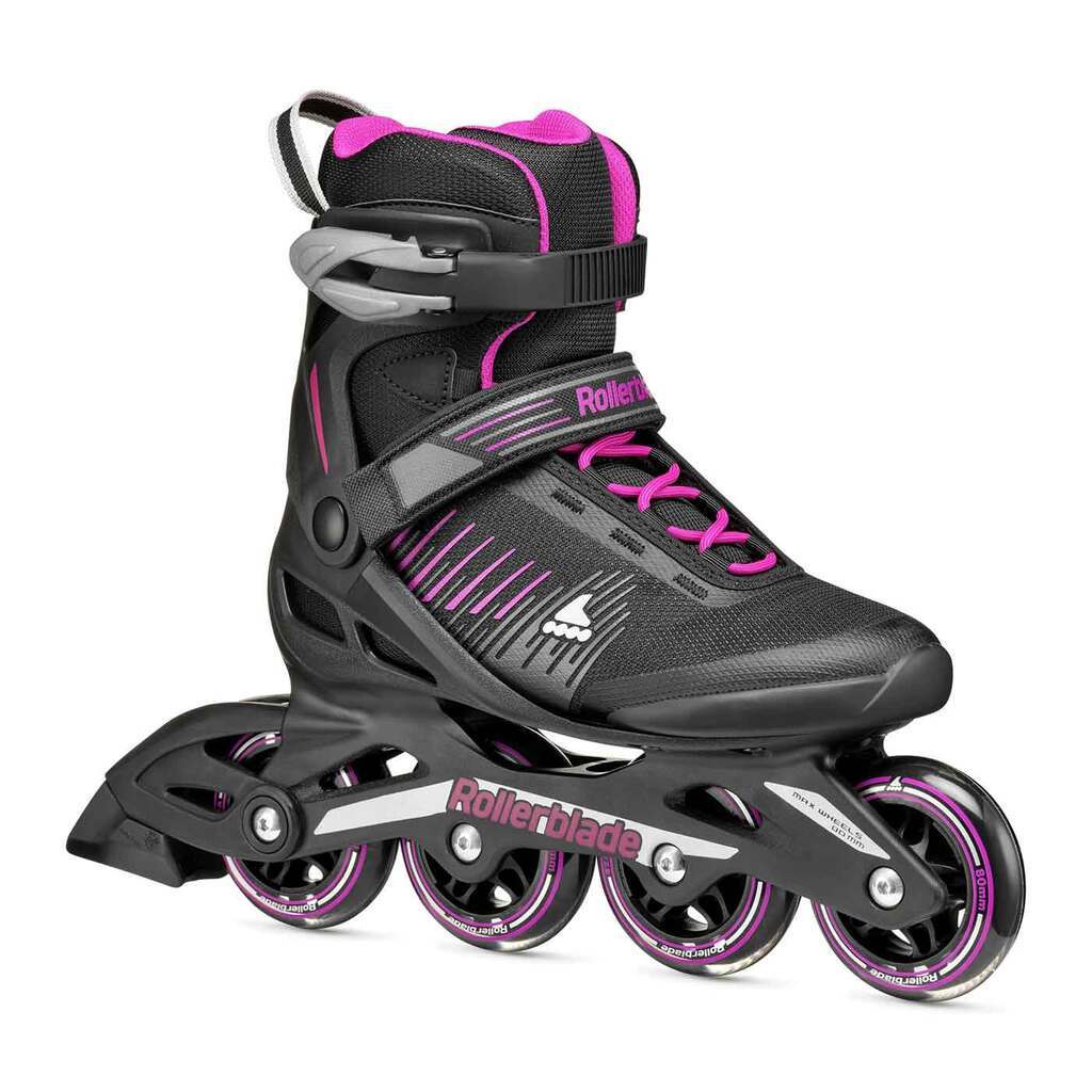Rollerblade Zetrablade Inline Rulleskøjte til dame 80mm Sort/Pink