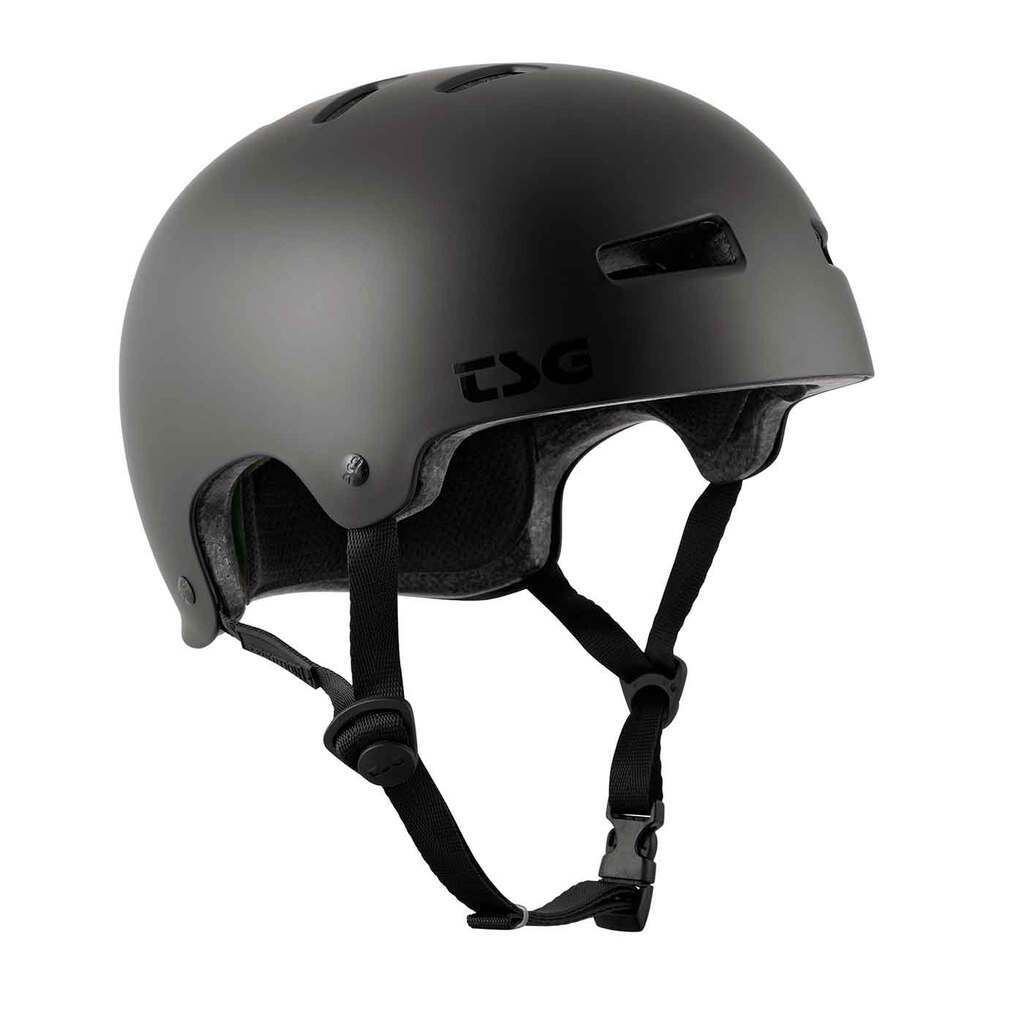 TSG Evolution Skate Hjelm Satin Dark Black