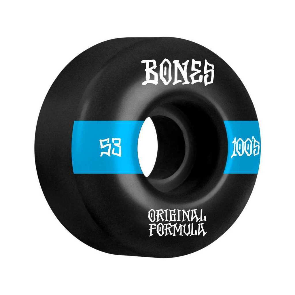 Bones Wheels OG Formula Skateboard Hjul 100 53mm V4 Wide 4pk Sort