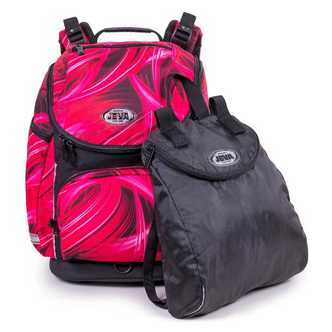 Jeva U-Turn Skoletaske Pink Lightning