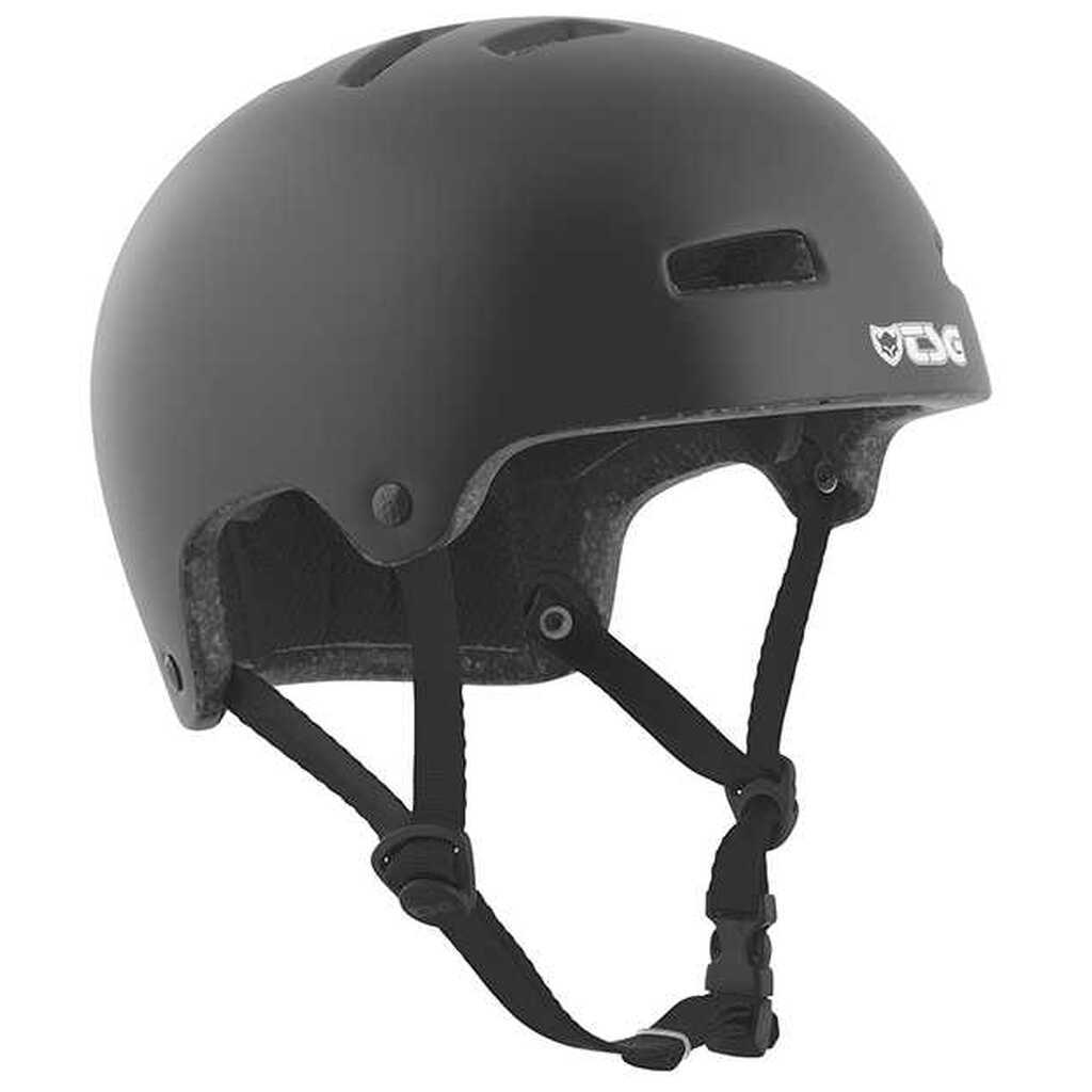 TSG Nipper Maxi Skaterhjelm Satin Sort - XXS/XS 52-54cm