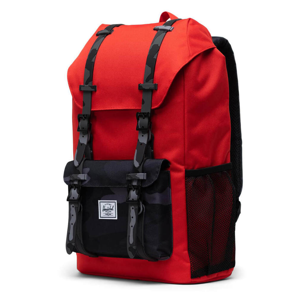 Herschel Little America Rygsæk Youth-Fiery Red-Night Camo 18L