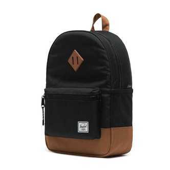 Herschel Heritage Rygsæk Youth Sort Sadle Brown 16L