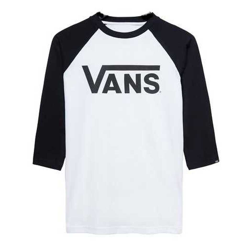 Vans Classic Raglan T-shirt Børn Hvid/Sort