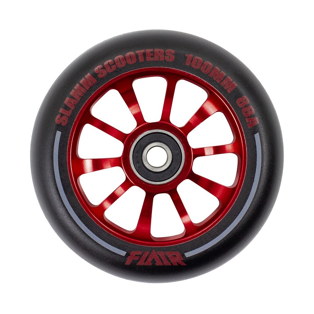 Slamm 100MM Flair 2.0 Hjul Rød 1 stk.