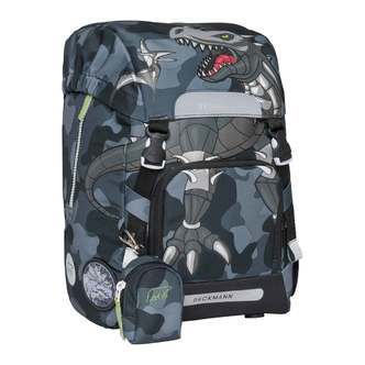 Beckmann Skoletaske 22L Camo Rex