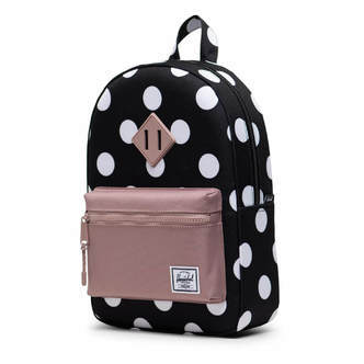 Herschel Heritage Rygsæk Youth Polka Dot Black And White/Ash Rose 9L