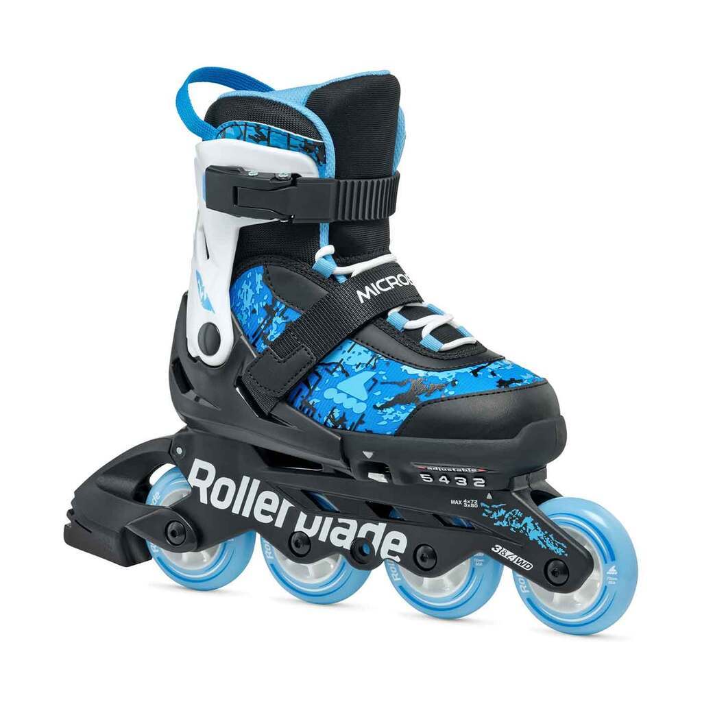 Rollerblade MICROBLADE SL 33-36,5 BLACK/SKY BLUE