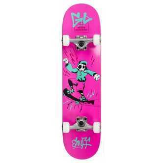 Enuff Skully Pink Skateboard 7.75 x 31