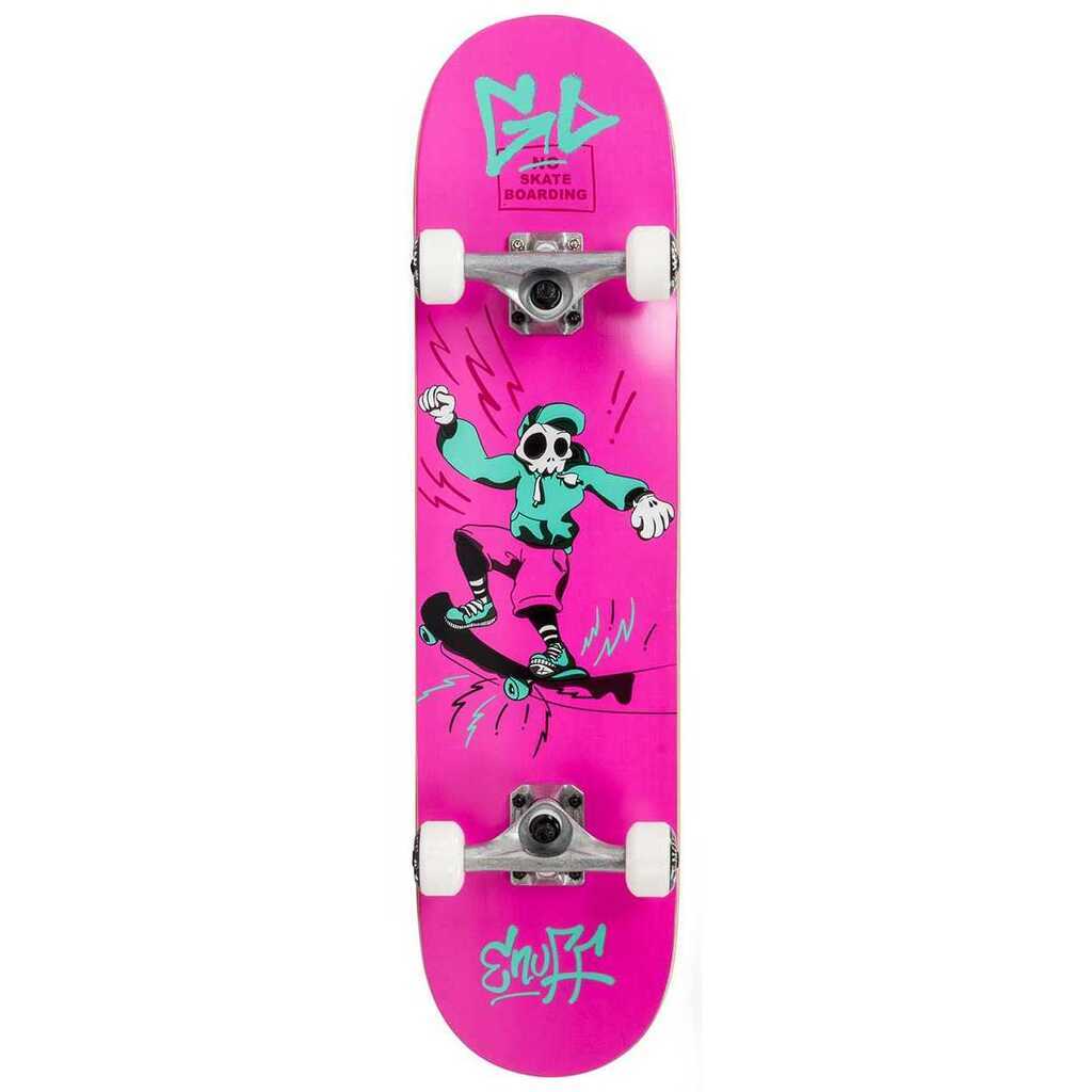 Enuff Skully Pink Skateboard 7.2 x 29.5