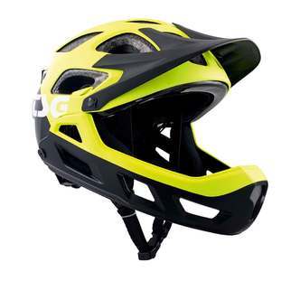 TSG Seek Youth Mountain/BMX Hjelm FR Graphic Design Flow Sort Yellow