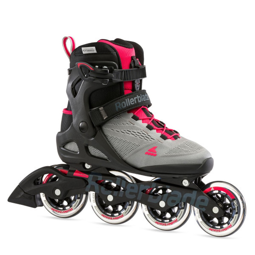 Rollerblade Macroblade Inline Rulleskøjte til dame 90mm Grå/Pink