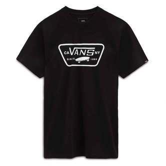 Vans Mens T-shirt Full Patch Sort/Hvid