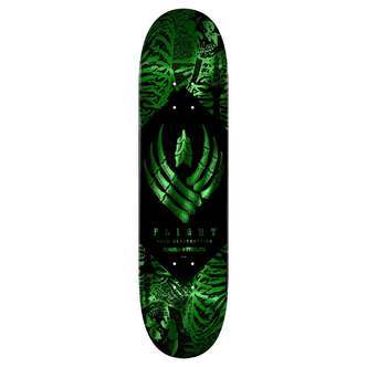 Powell Peralta Skeleton Green Foil Flight Deck 8.5 X 32.08