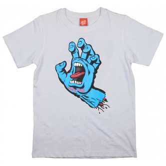 Santa Cruz Kids Kortærmet T-shirt 'Screaming Hand' Hvid