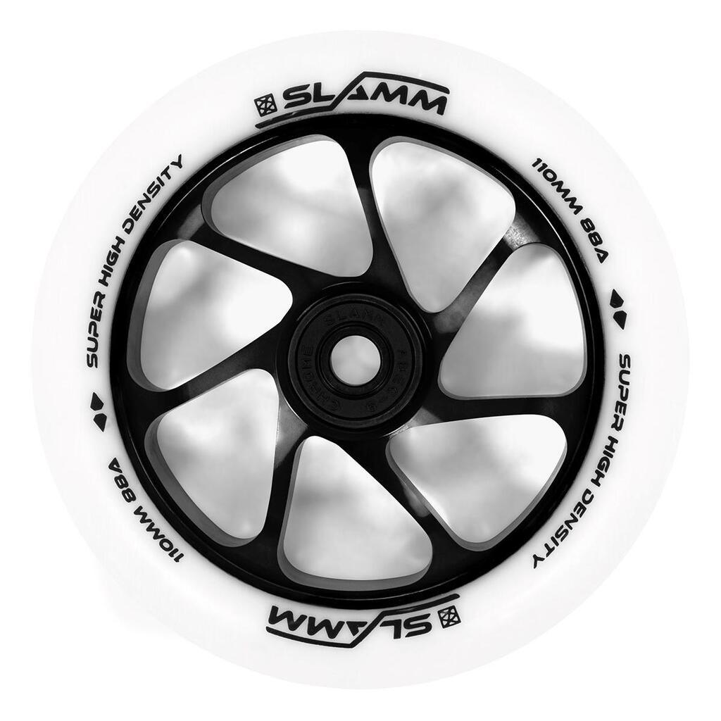 Slamm 110MM Team Hjul Hvid/Sort 1 stk.