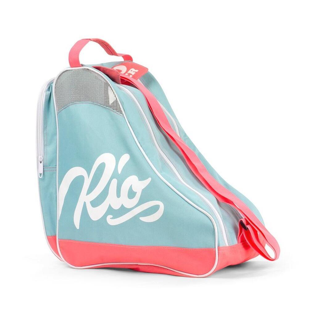 Rio Roller Script Rulleskøjtetaske Teal/Coral