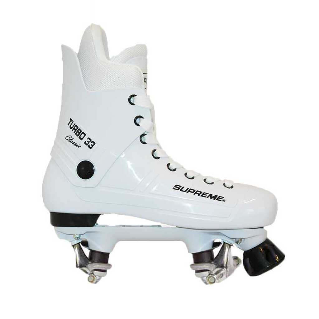 Supreme Turbo 33 Nylon Side-by-Side Rulleskøjte Hvid (kun støvle og understel)