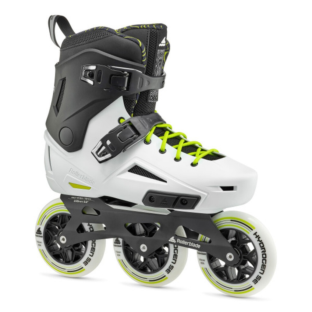 Rollerblade Lightning Freeskates Inline Rulleskøjte 110mm Hvid/Sort