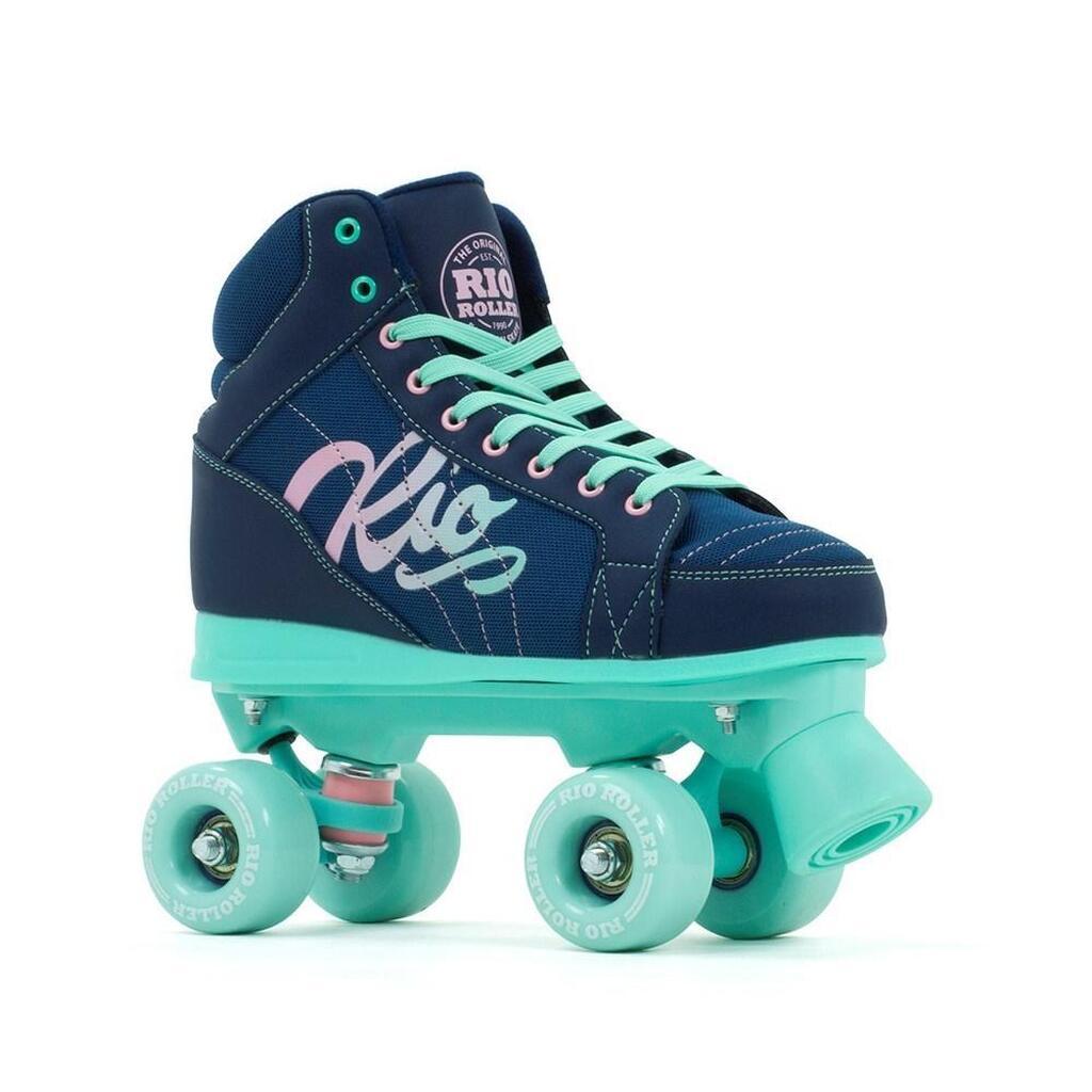 Rio Roller Side By Side Rulleskøjter Lumina Navy/Grøn