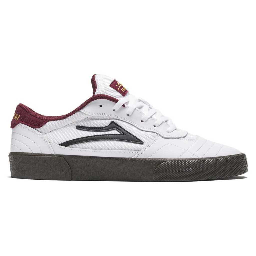 Lakai Cambridge Skater Sko Hvid/Gum Læder