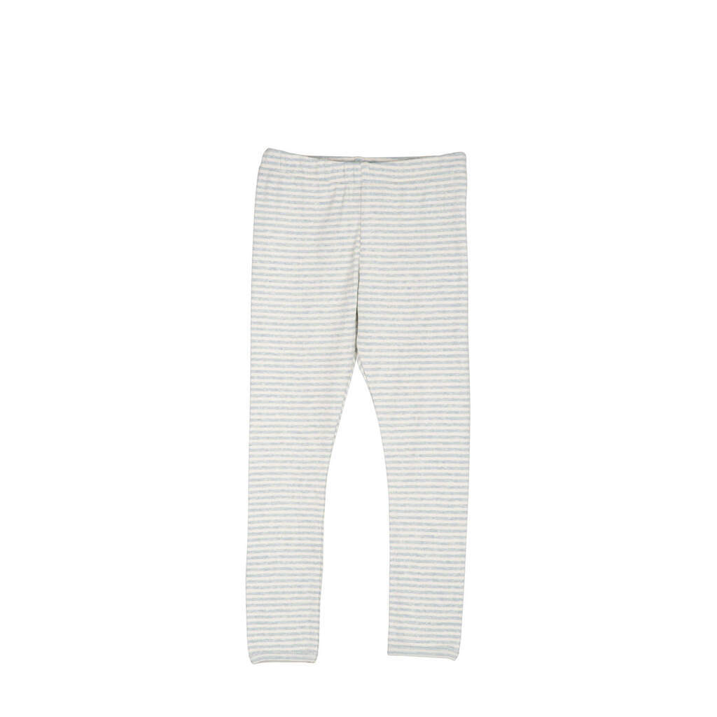 Serendipity | Stripe leggings, cloud/offwhite